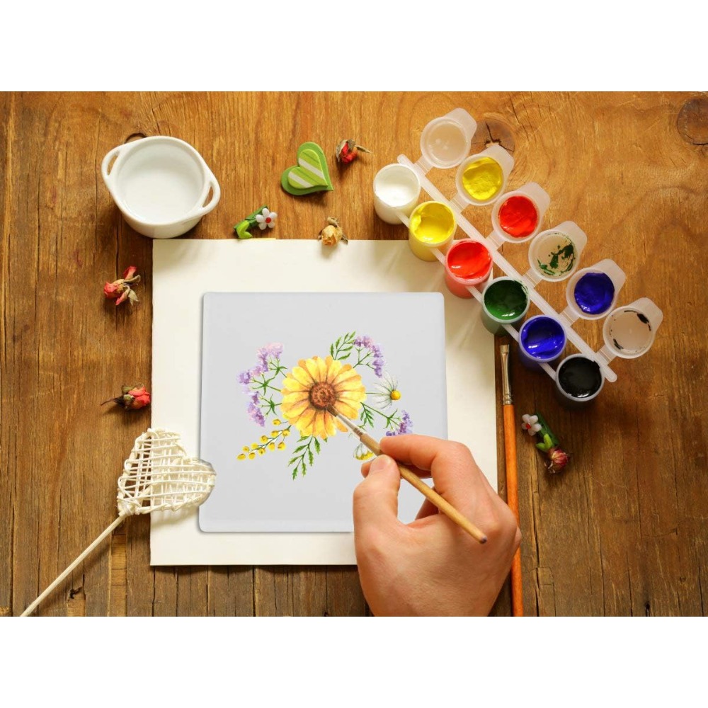 12 Pack Ceramic Coasters for C - огляд і ціна Ceramic Tile Blank