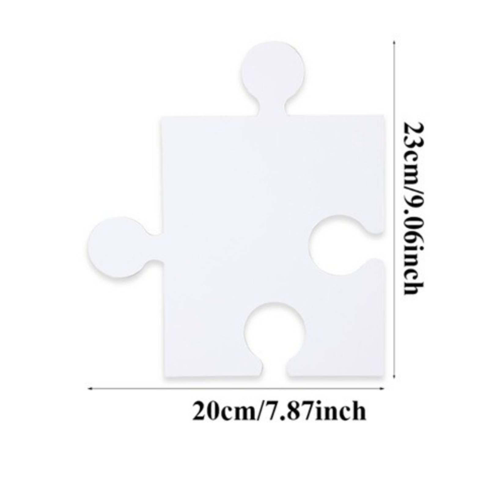30x Puzzle Pieces Coloring Dra - огляд і ціна Puzzle Blank White