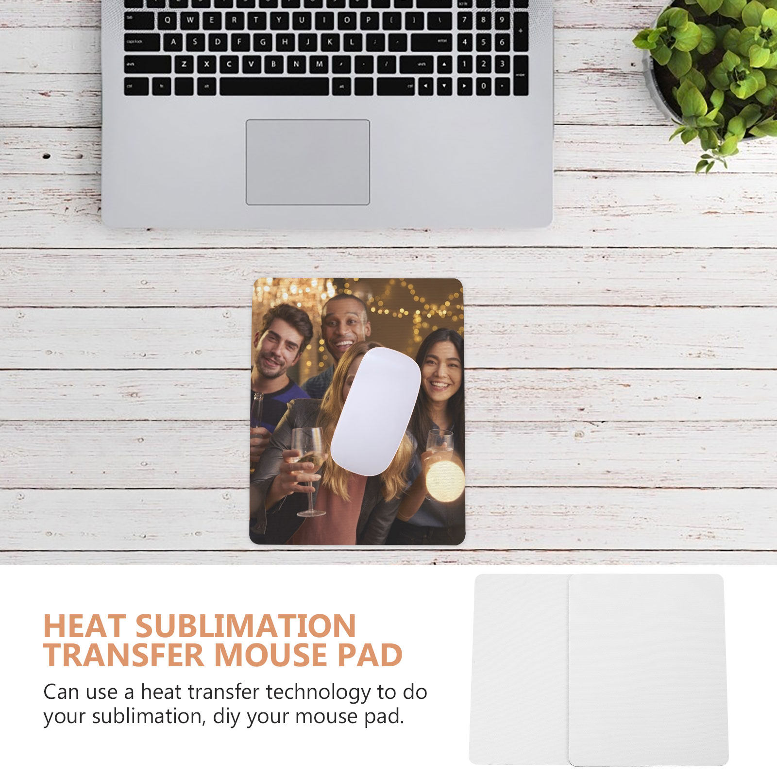 5Pcs Heat Transfer Sublimation - огляд і ціна Mouse Pad Blank Sublimation