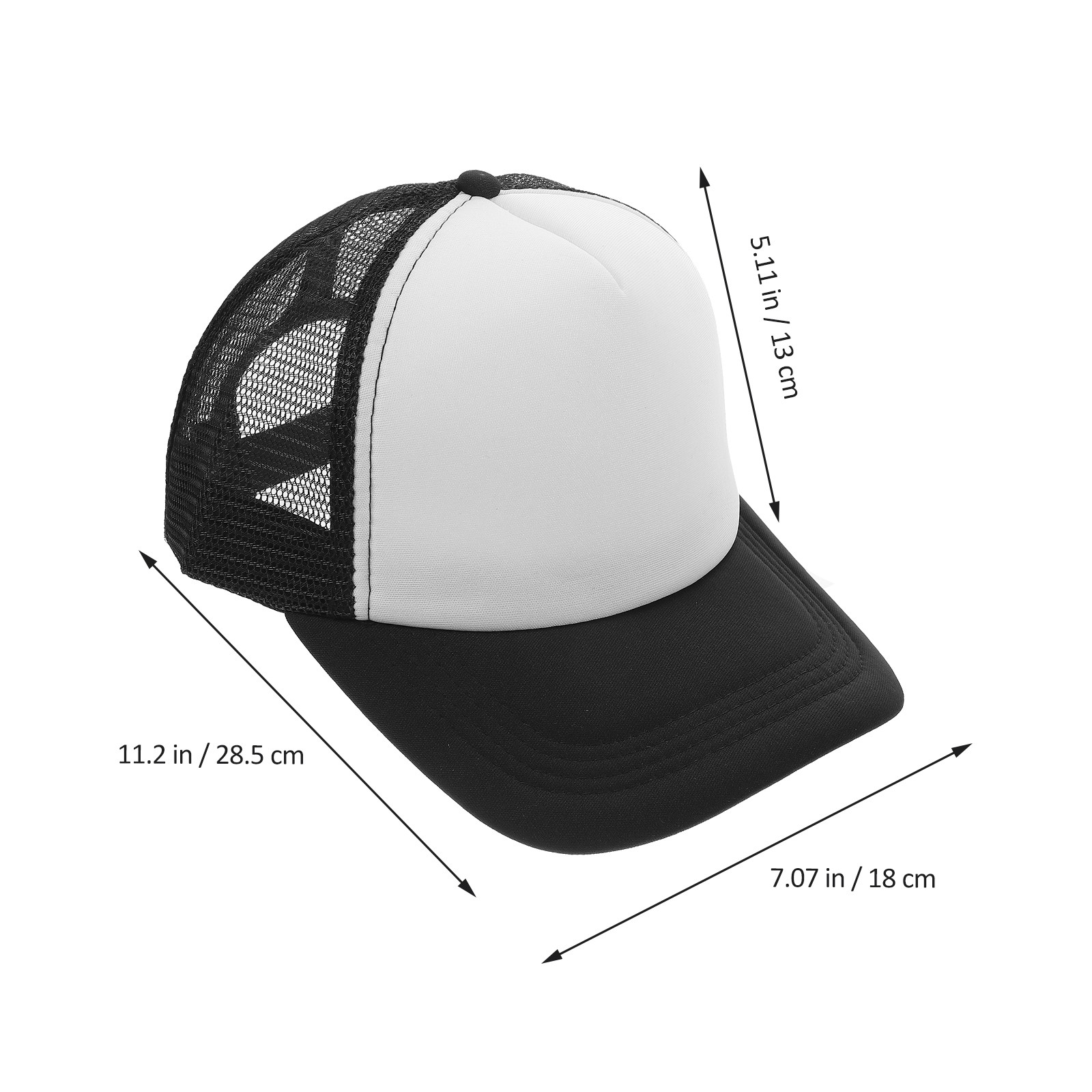 10Pcs Blank Baseball Caps Mesh - огляд і ціна Hat Sublimation Blank