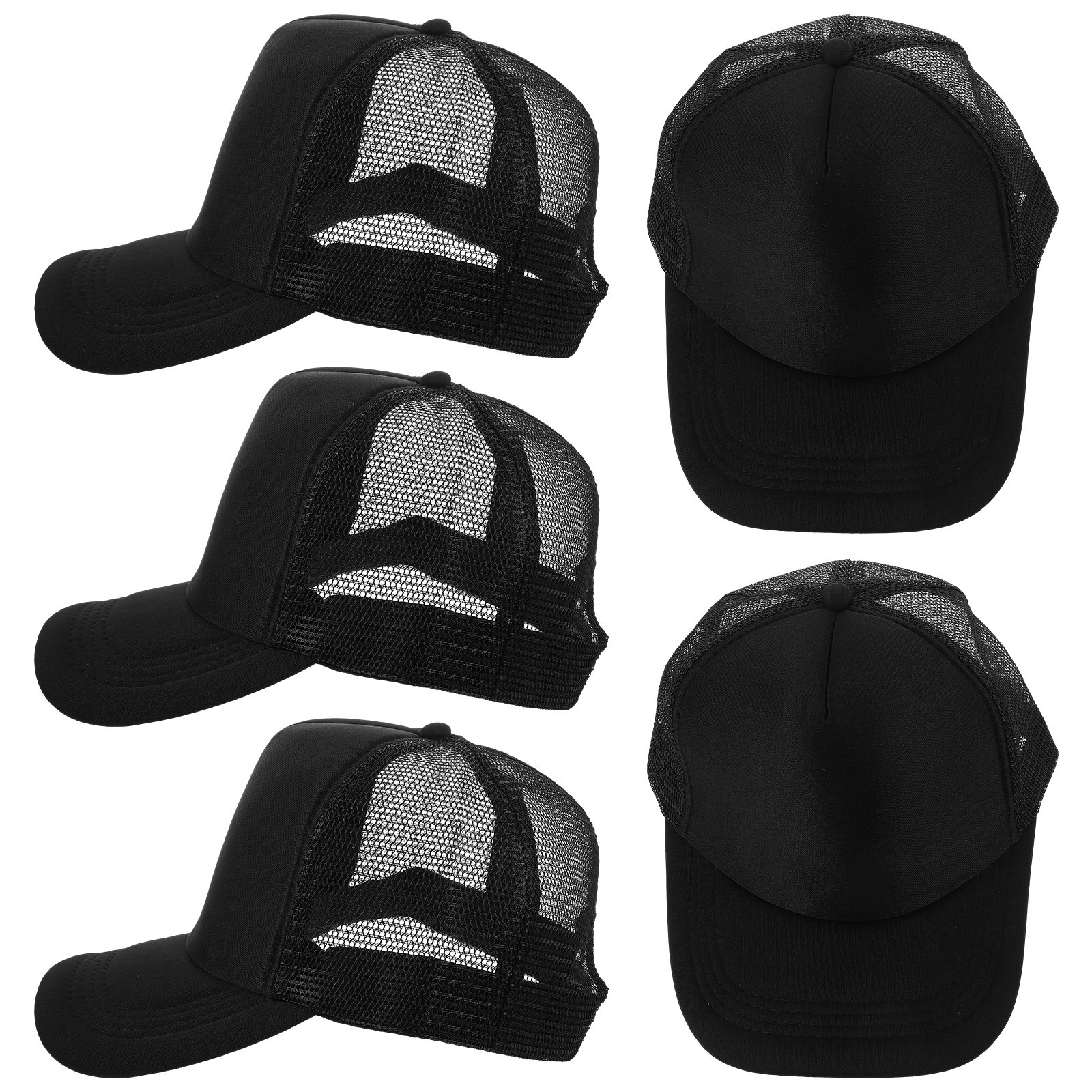 10 Black DIY Blank Mesh Baseba - огляд і ціна Hat Sublimation Blank