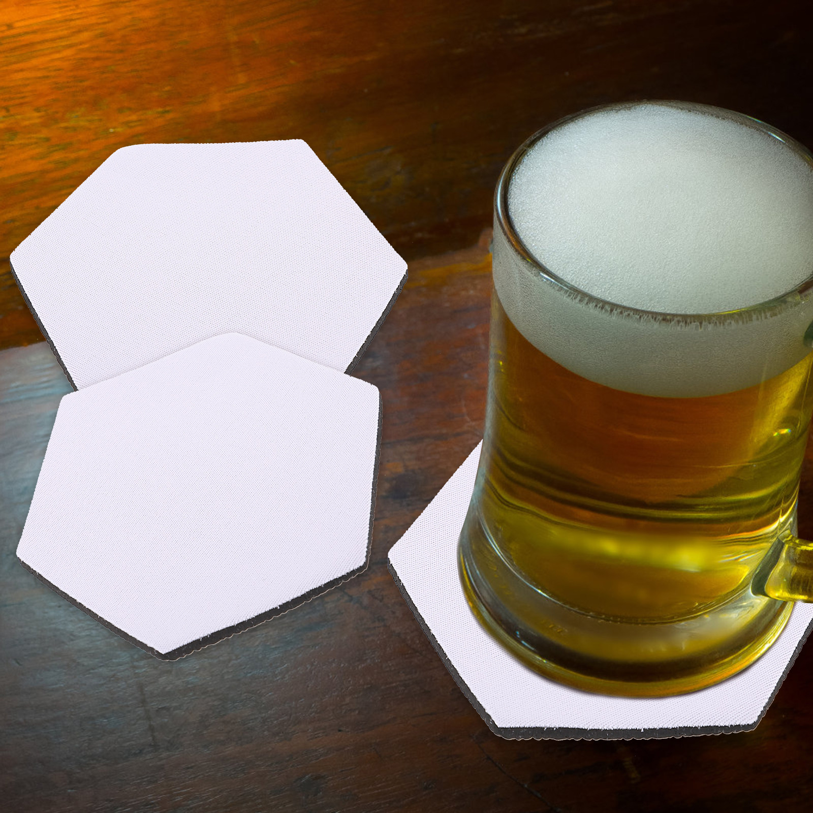 10Pcs Heat Transfer Coasters S - огляд і ціна Coaster Sublimation Blank