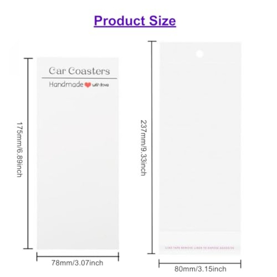 Sets Car Coaster Packaging for - огляд і ціна Coaster Sublimation Blank