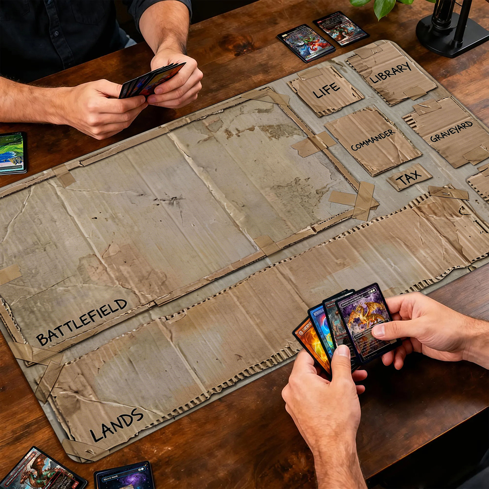 Cardboard Style Magic Card Bat - огляд і ціна Door Mat Blank