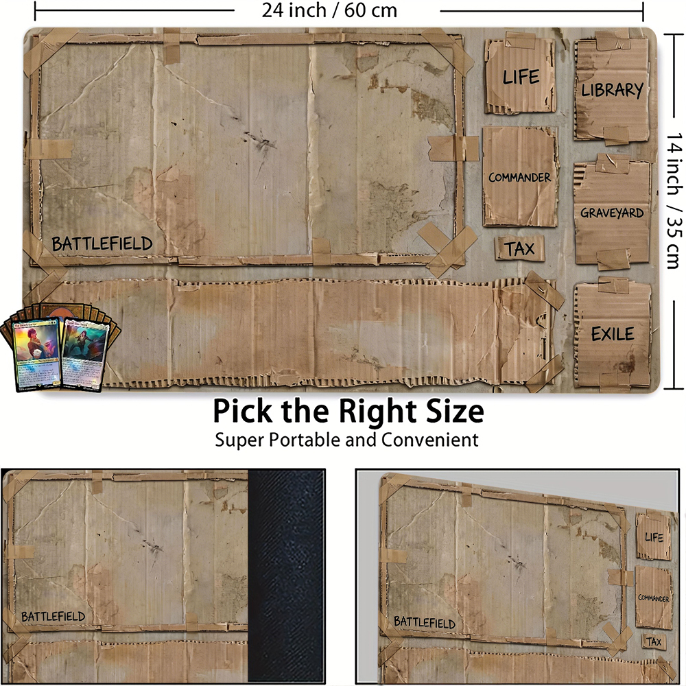 Cardboard Style Magic Card Bat - огляд і ціна Door Mat Blank