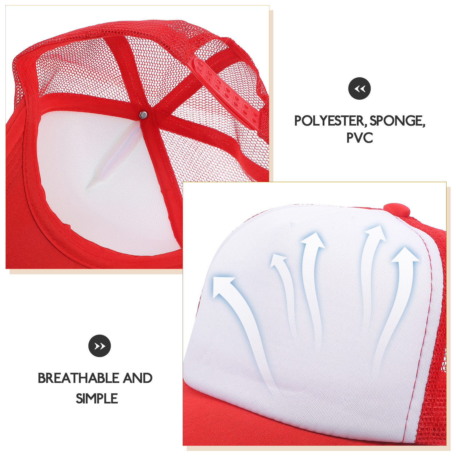 10Pcs Sublimation Blank Mesh B - огляд і ціна Hat Sublimation Blank